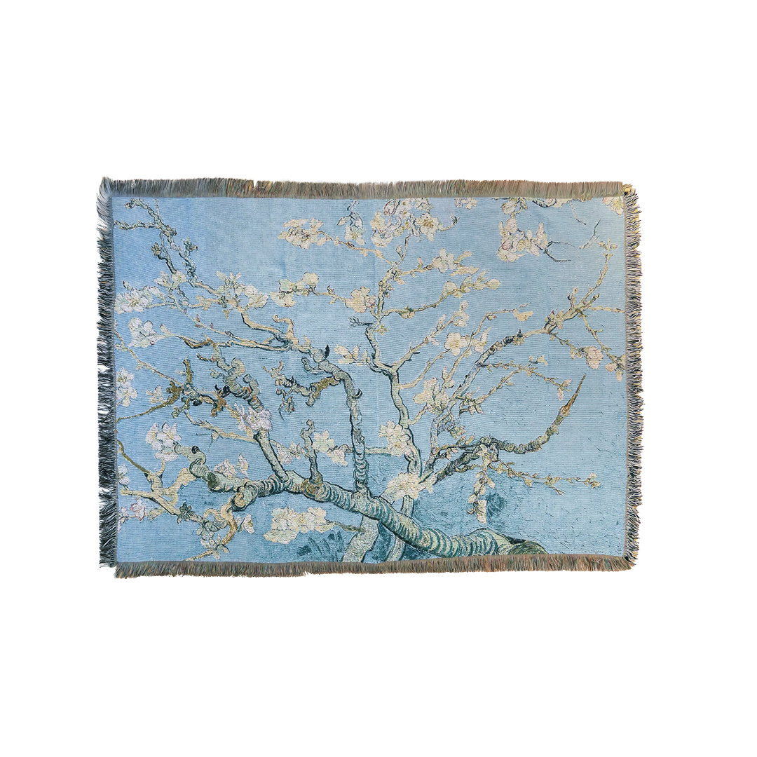 藝術掛毯｜梵谷《盛開的杏花》