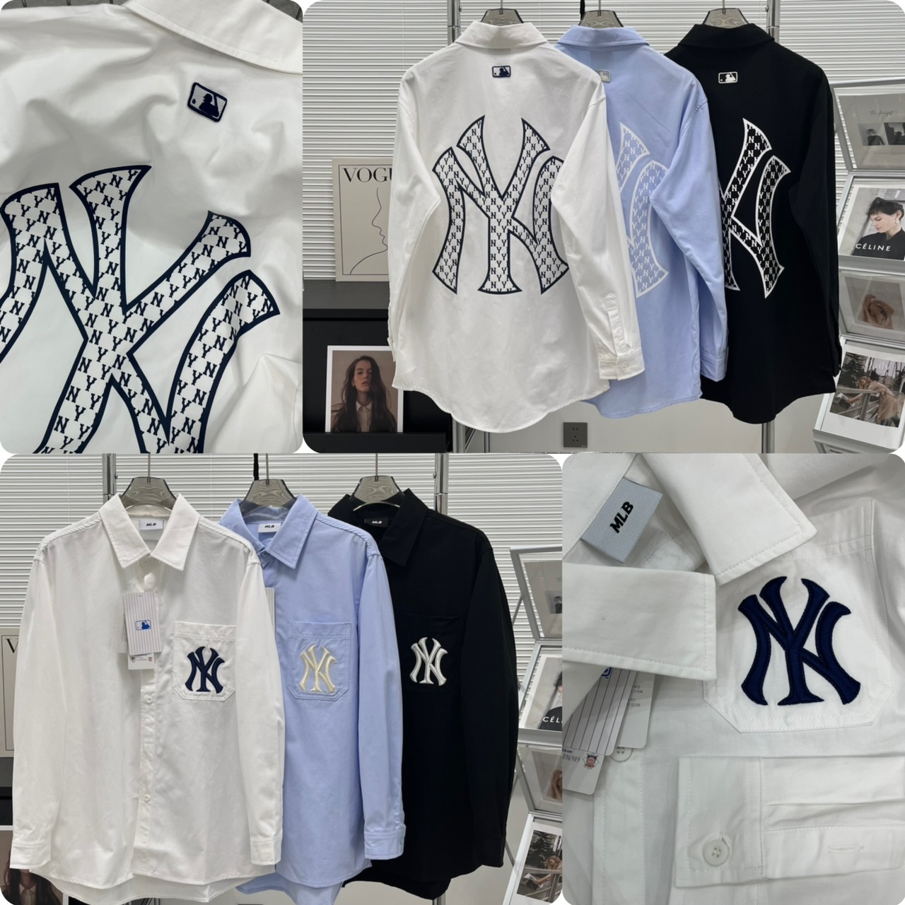 MLB 背印NY 大Logo襯衫 -25222113