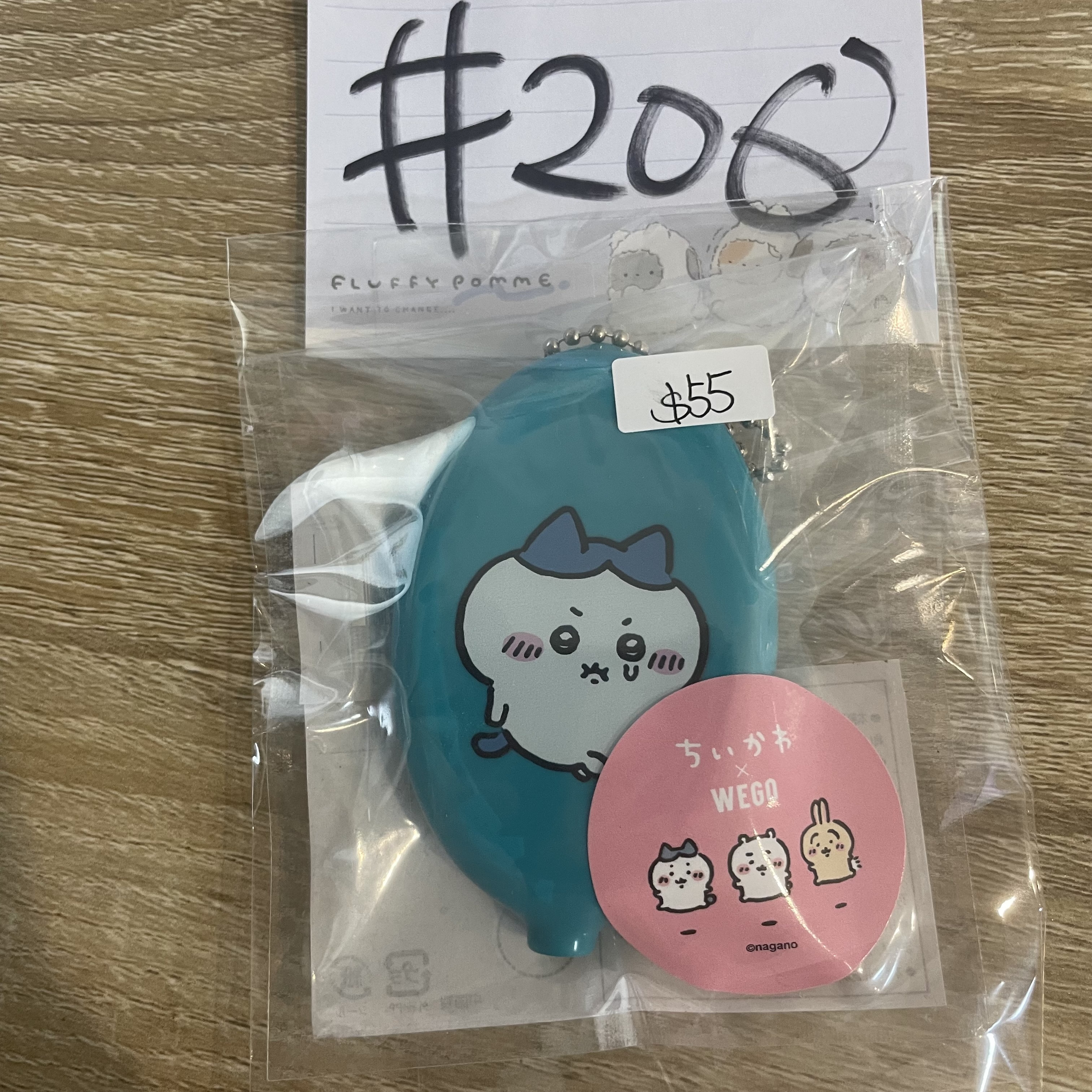 CHIIKAWA  八字貓  掛件#206