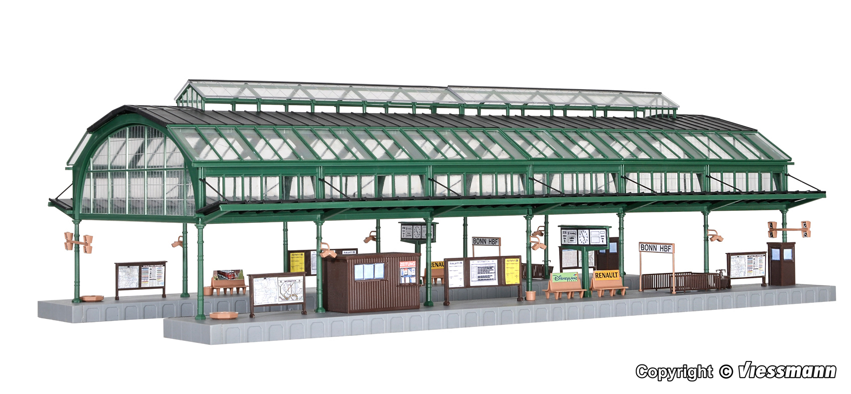 Kibri 39565 HO規 波恩月台大廳.套件