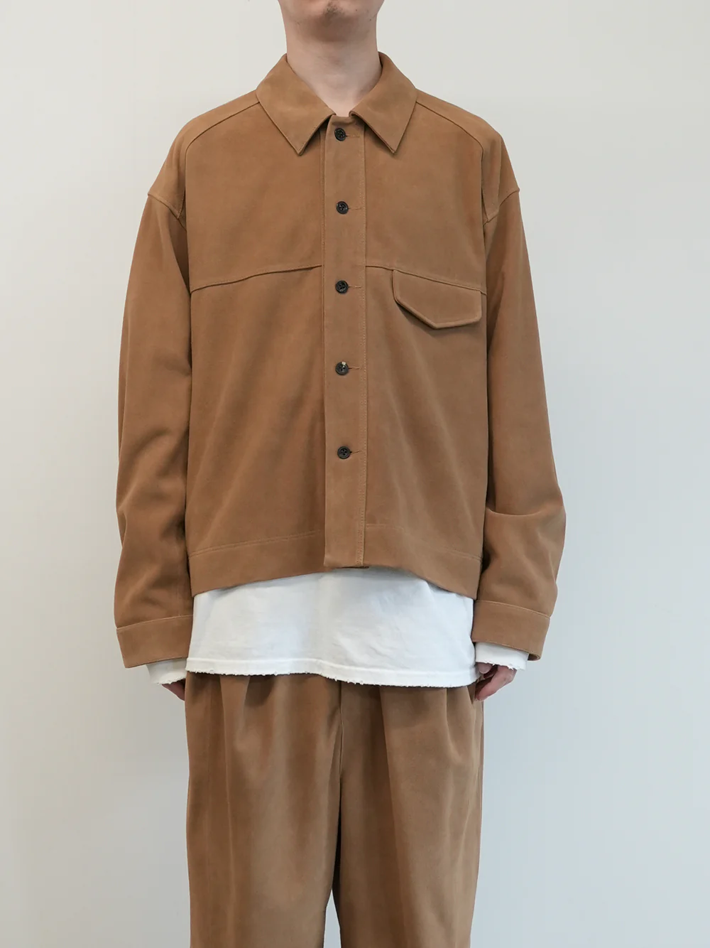 ANCELLM SUEDE SHORT SHIRT JACKET アンセルム ANCELLM | SUEDE SHORT SHIRT JACKET | 商品説明 | NapsNote