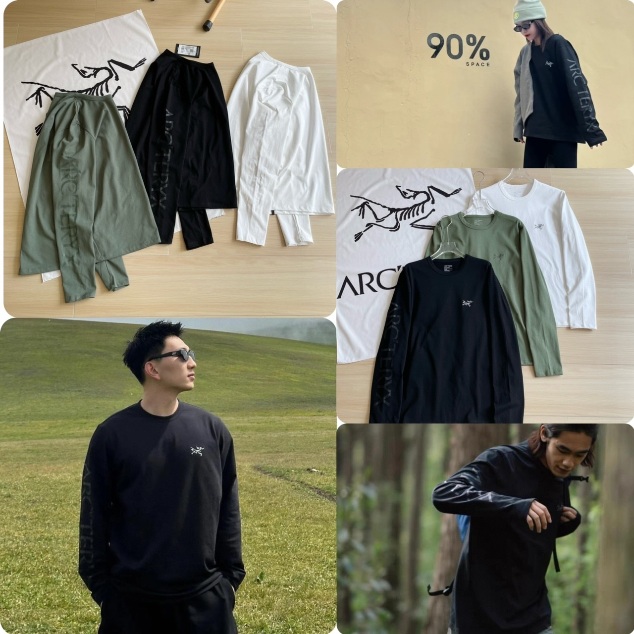 Arc*tery  單袖印字薄款長袖Tee -25222026