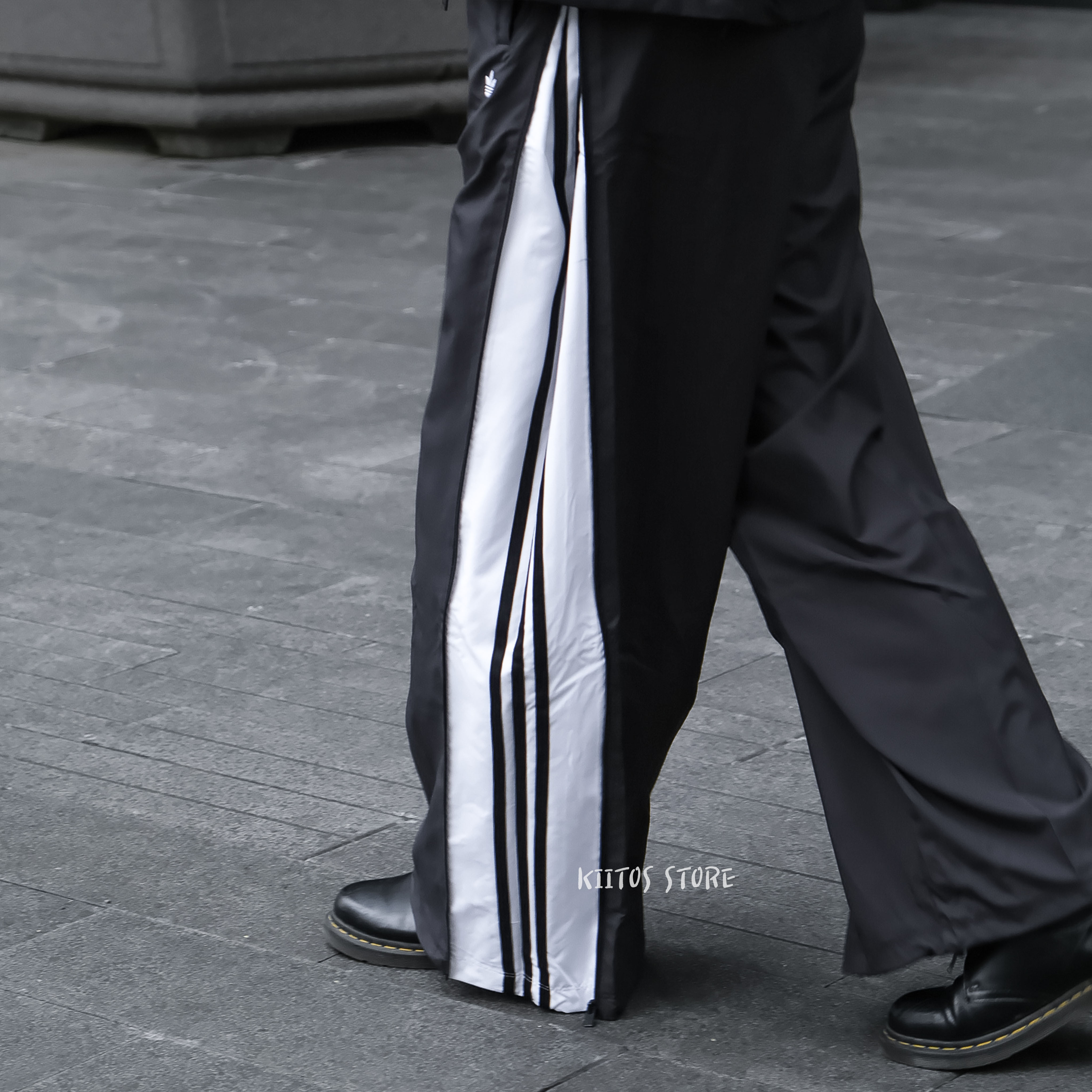 ADIDAS ADILENIUM SEASON 3 拉鍊 運動 風衣 長褲 JX9206 黑色