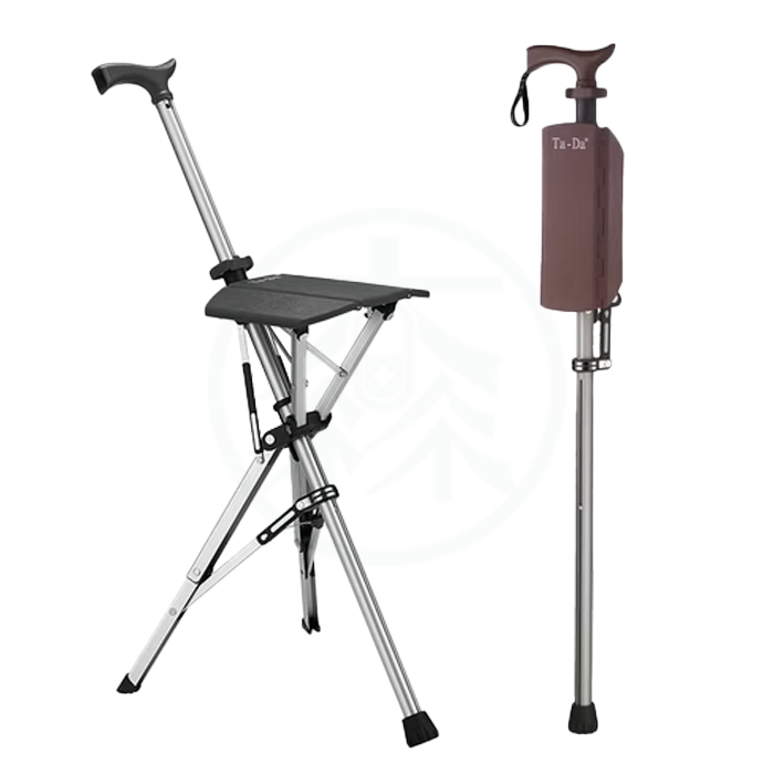 泰達 第一代 自動手杖椅 標準版 (枴杖椅/折疊椅/助行器/排隊神器/長輩禮物)