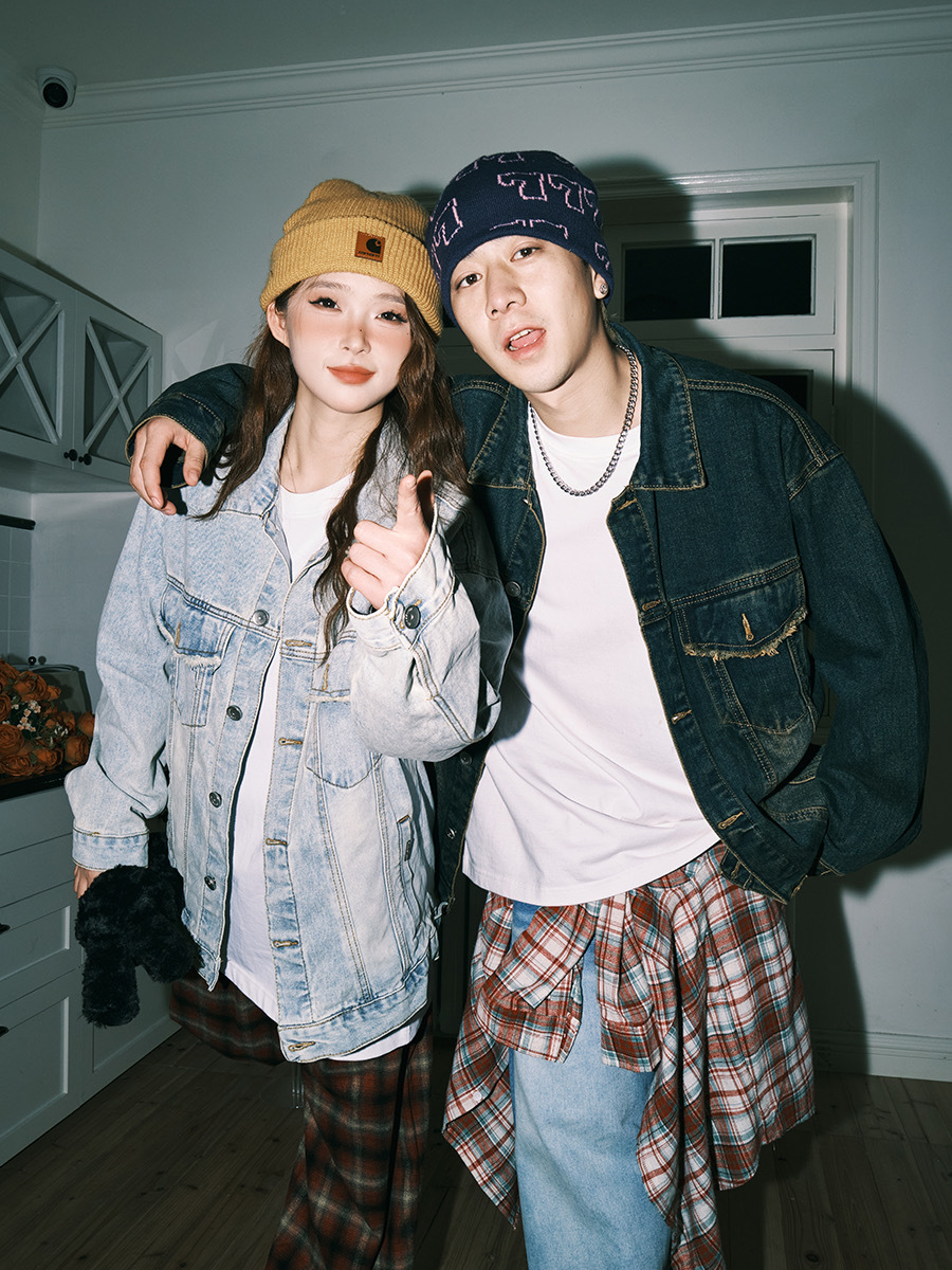 LEMANISM 復古 水洗 牛仔外套