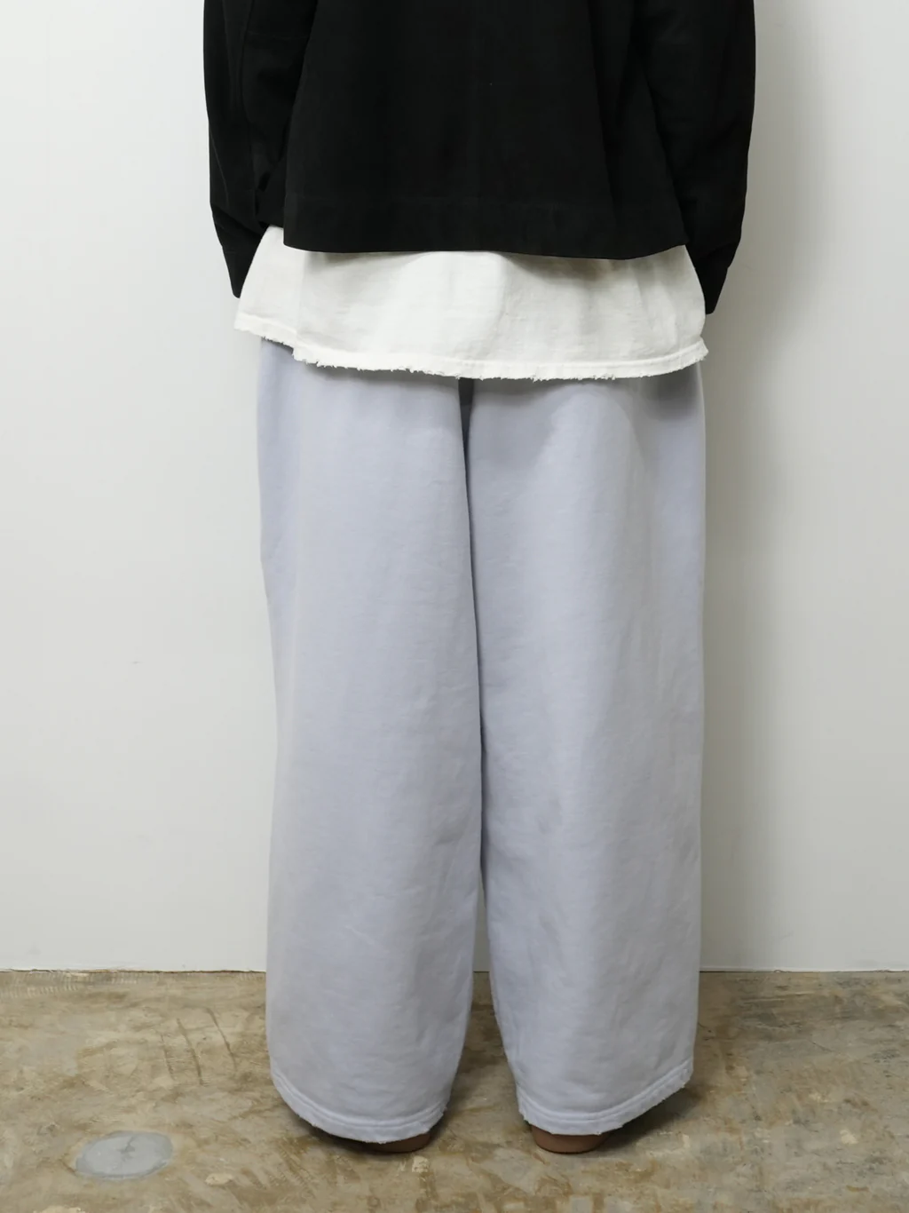 ANCELLM - TUCK SWEAT PANTS / PURPLE