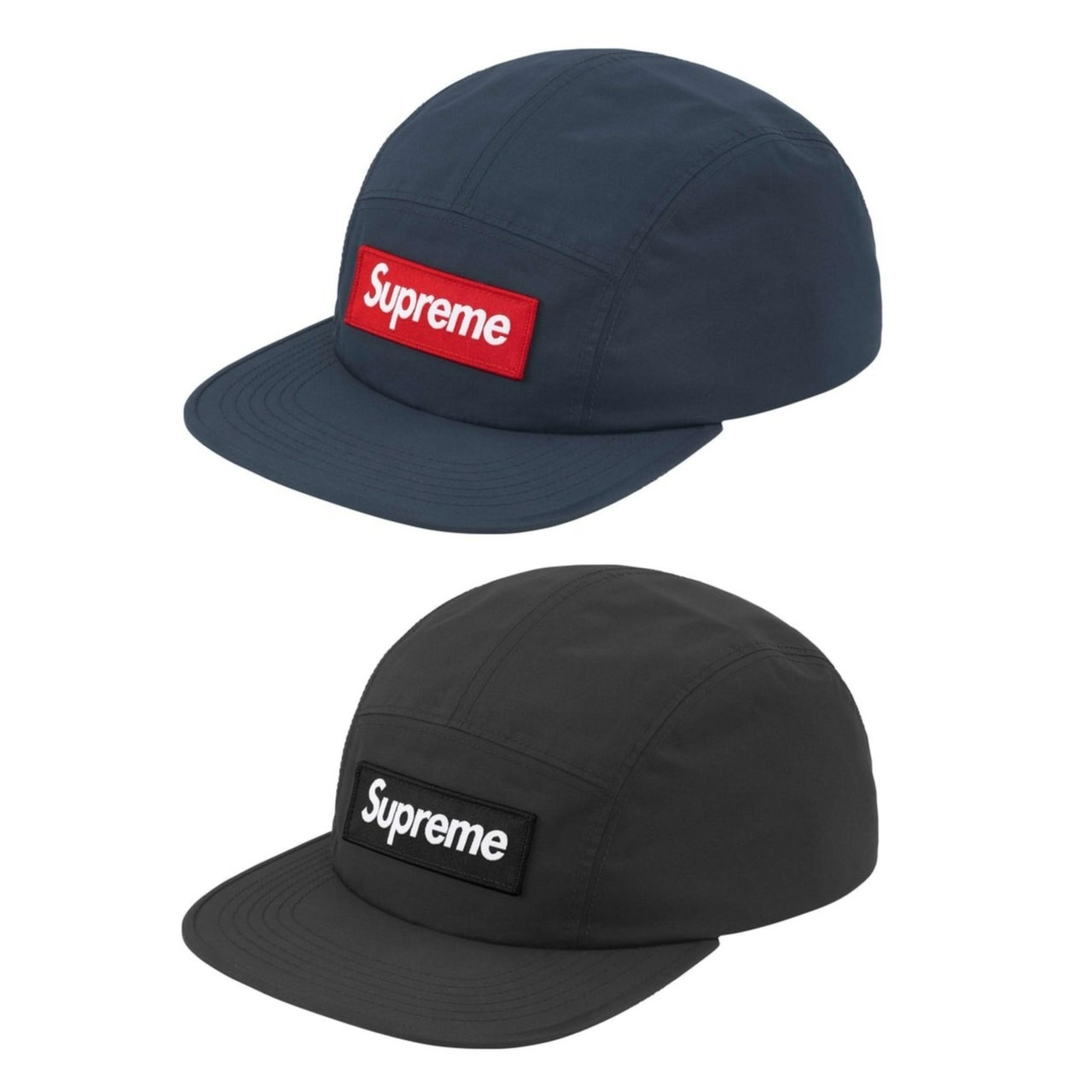 現貨┃Supreme 25SS GORE-TEX Camp Cap 防水 五分割帽 3M反光