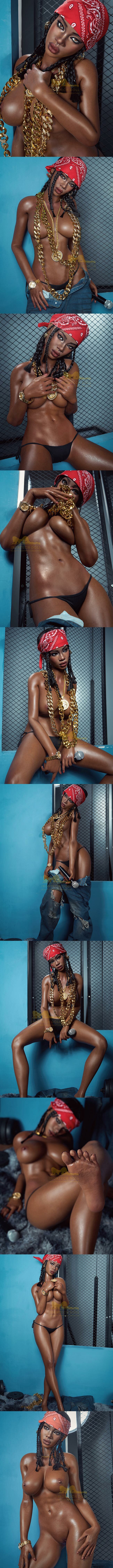 IRONTECH 161cm S33 Penny 黑膚 全矽膠娃娃 silicone sex doll