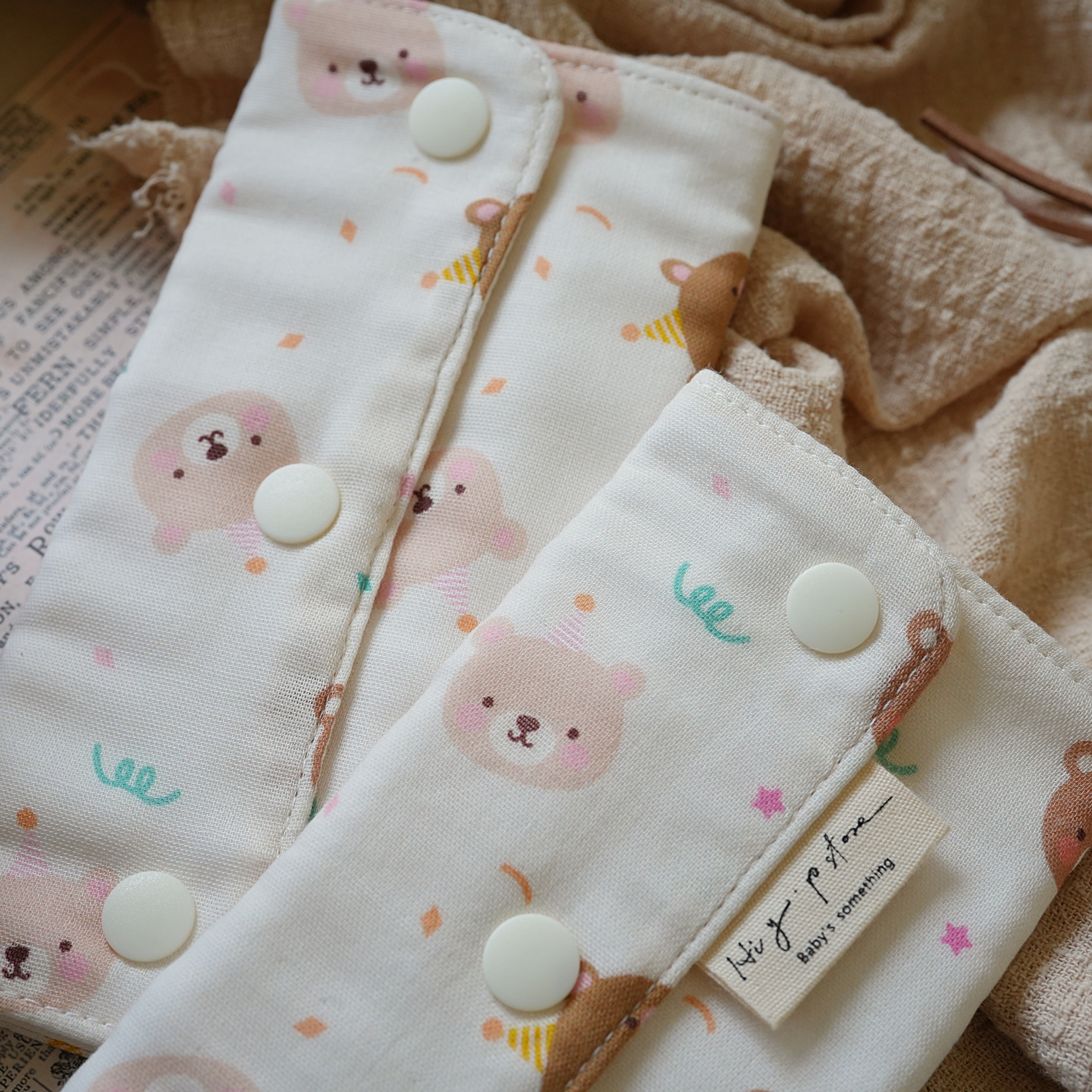 Hi Y.P store-揹巾口水套-獨家設計款-派對小熊