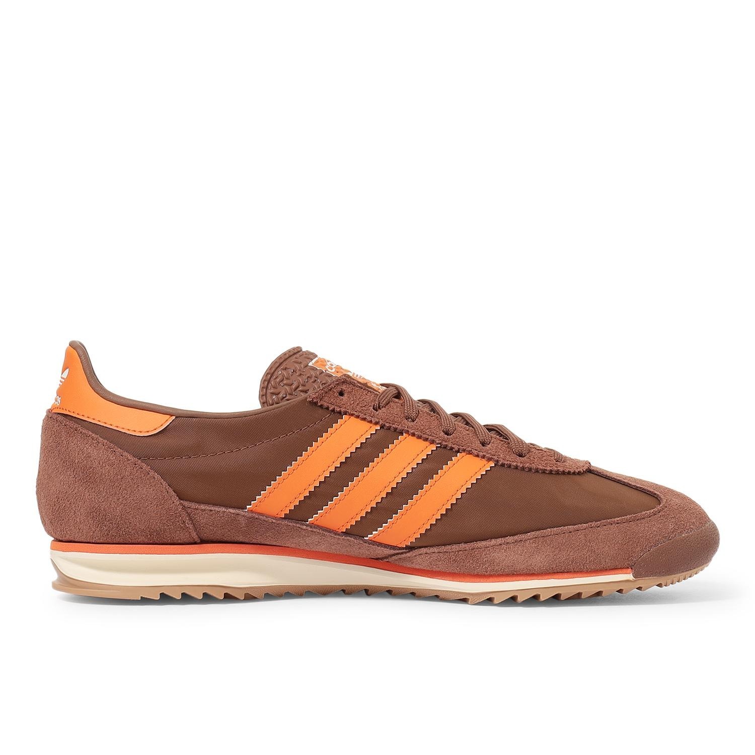 預購┃adidas SL 72 OG 麂皮 復古 皮革 橘線 奶油底