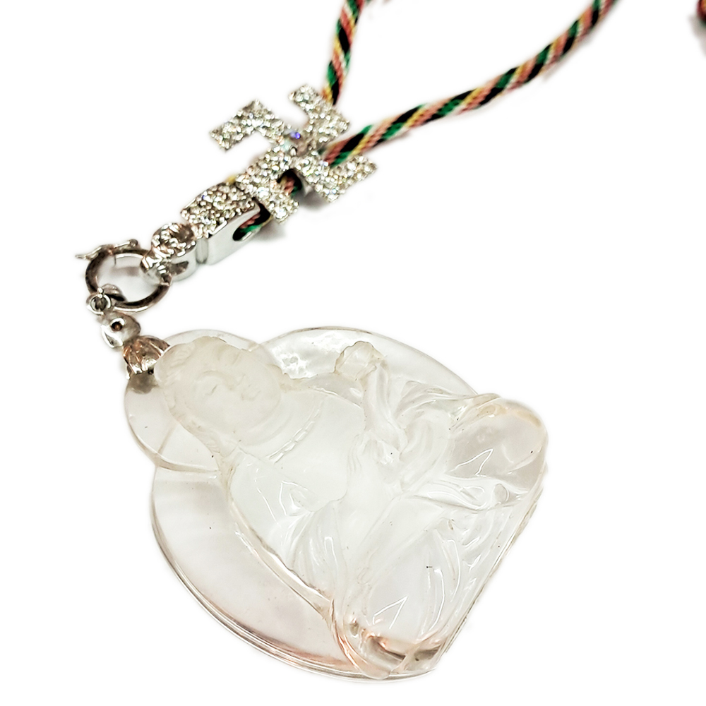 觀音{天然水晶}項鍊【十方】128107