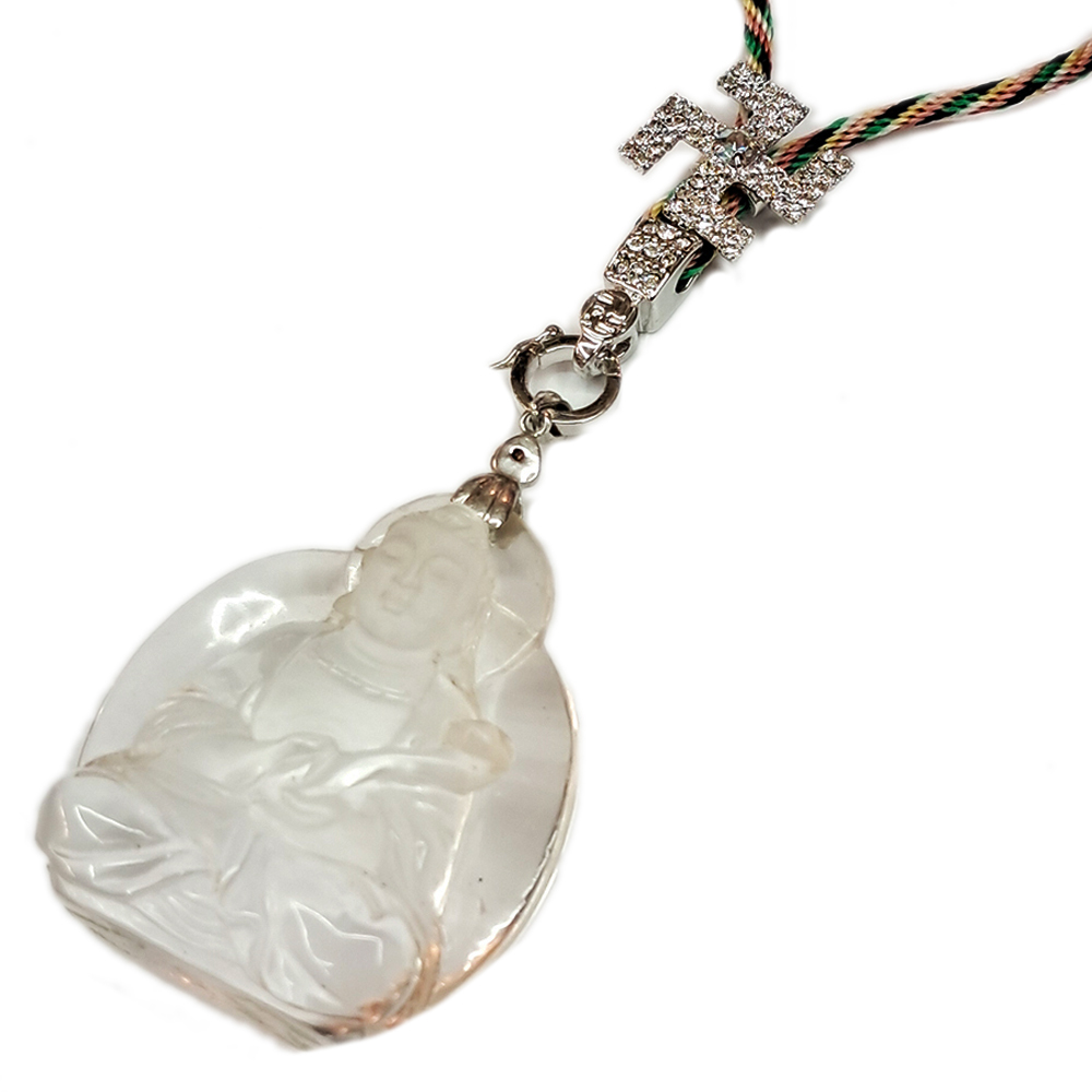 觀音{天然水晶}項鍊【十方】128107