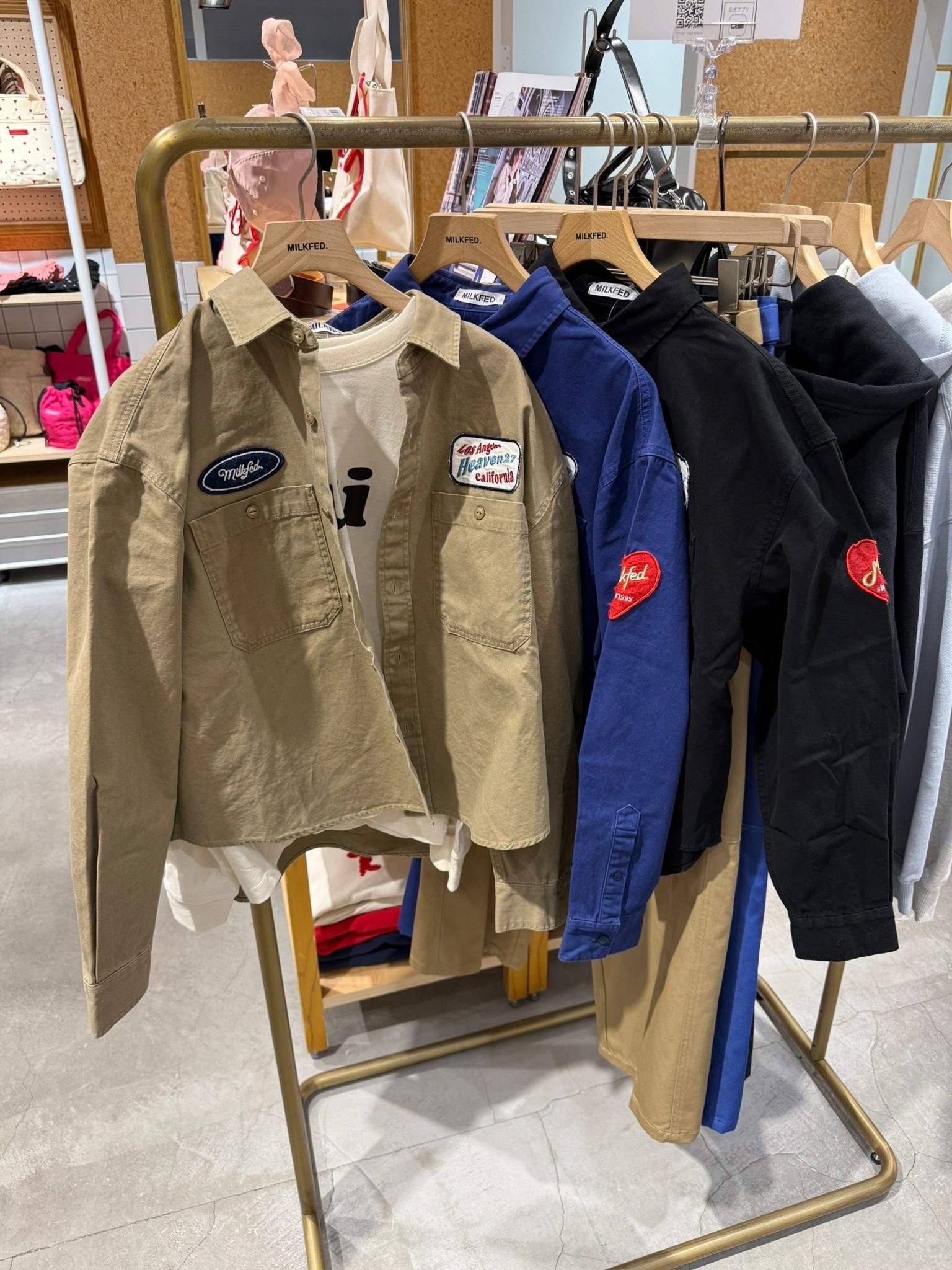 Pre-order - Milkfed PATCHED WORK SHIRT