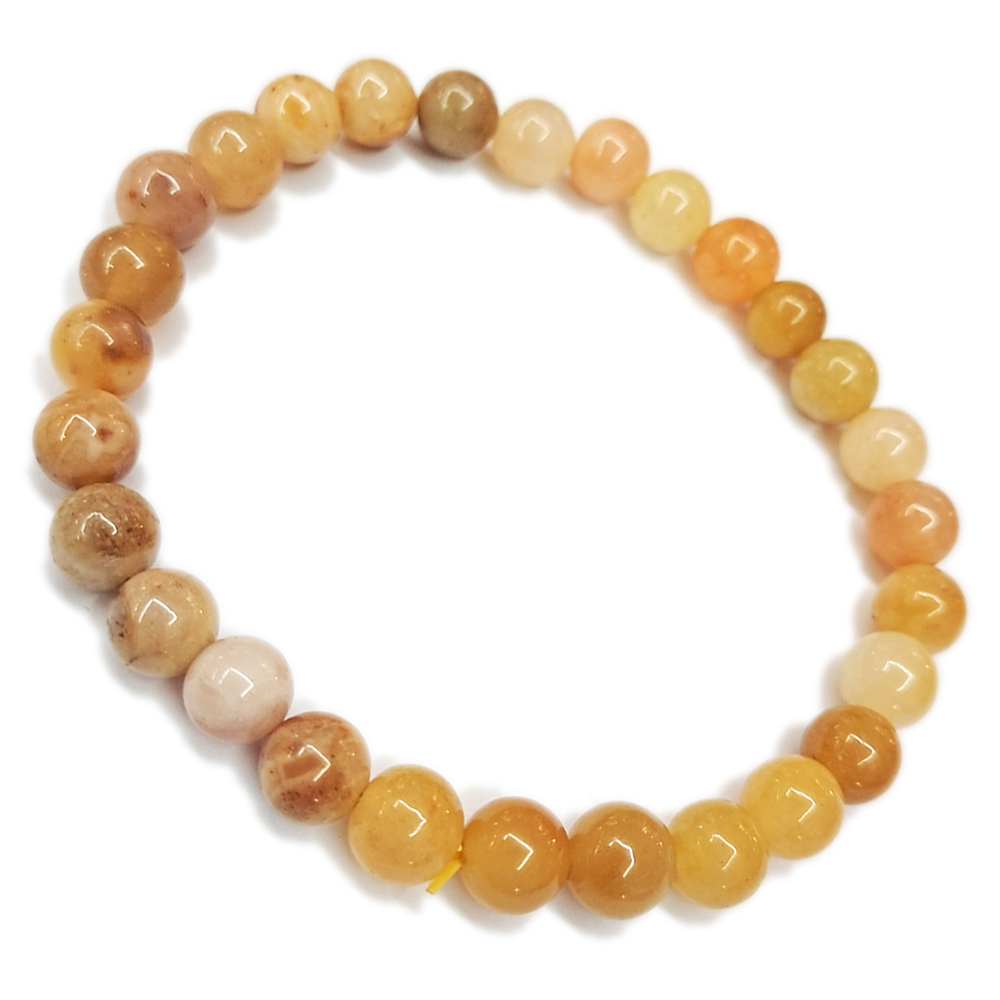 黃玉手珠6mm【十方】154304