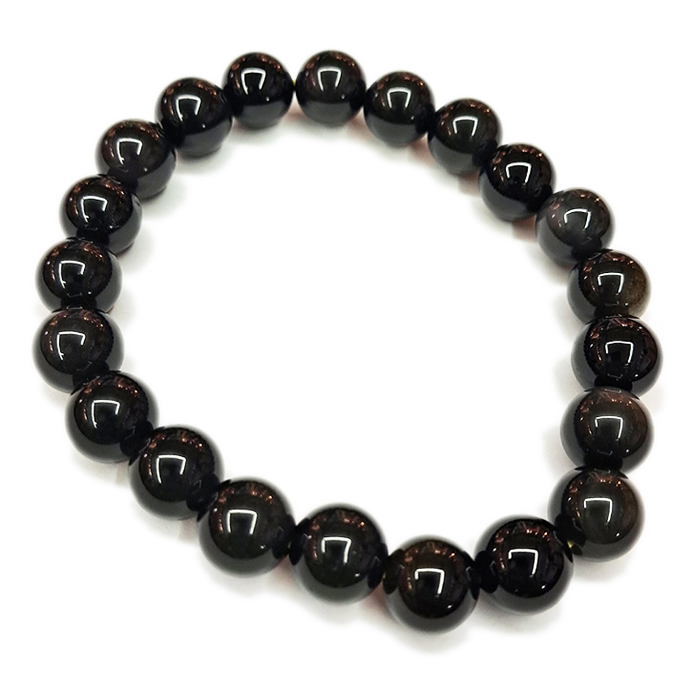 彩虹黑曜石手珠8mm【十方】154305