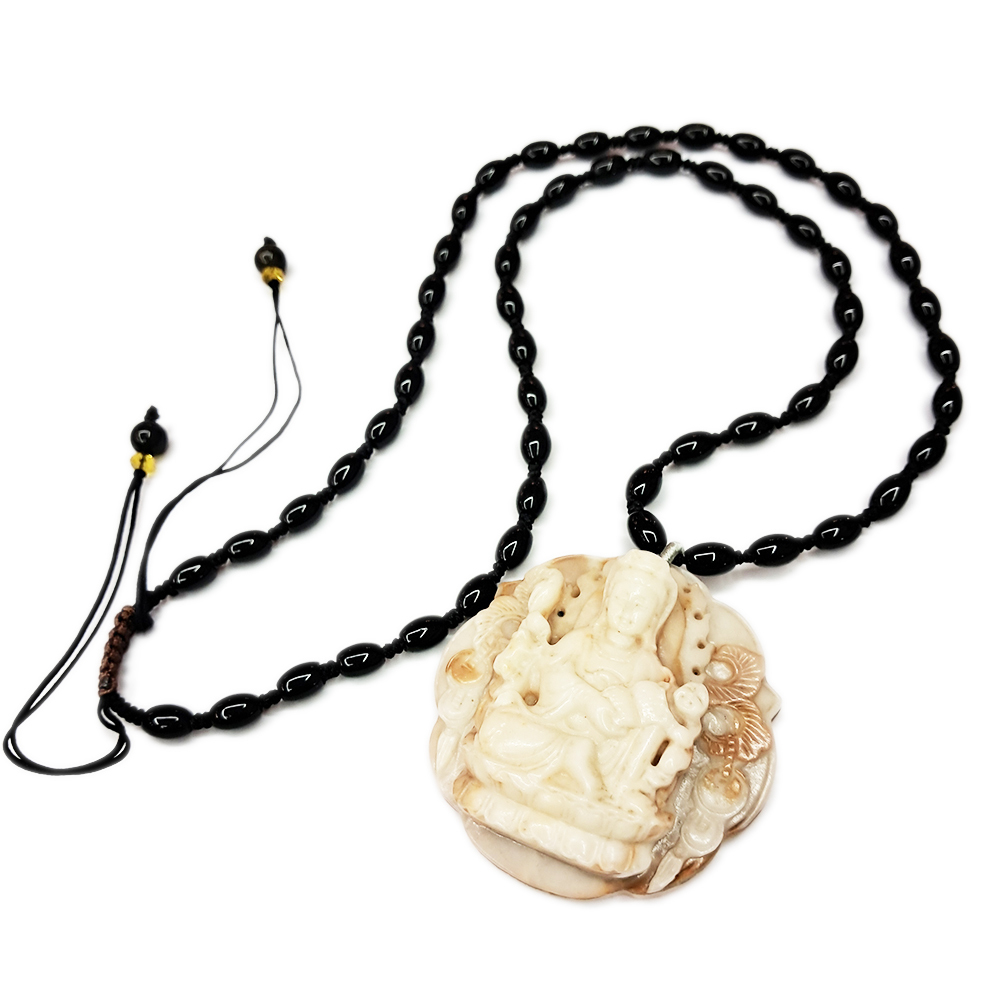 白衣觀音{龍宮舍利}中國結項鍊【十方】154309