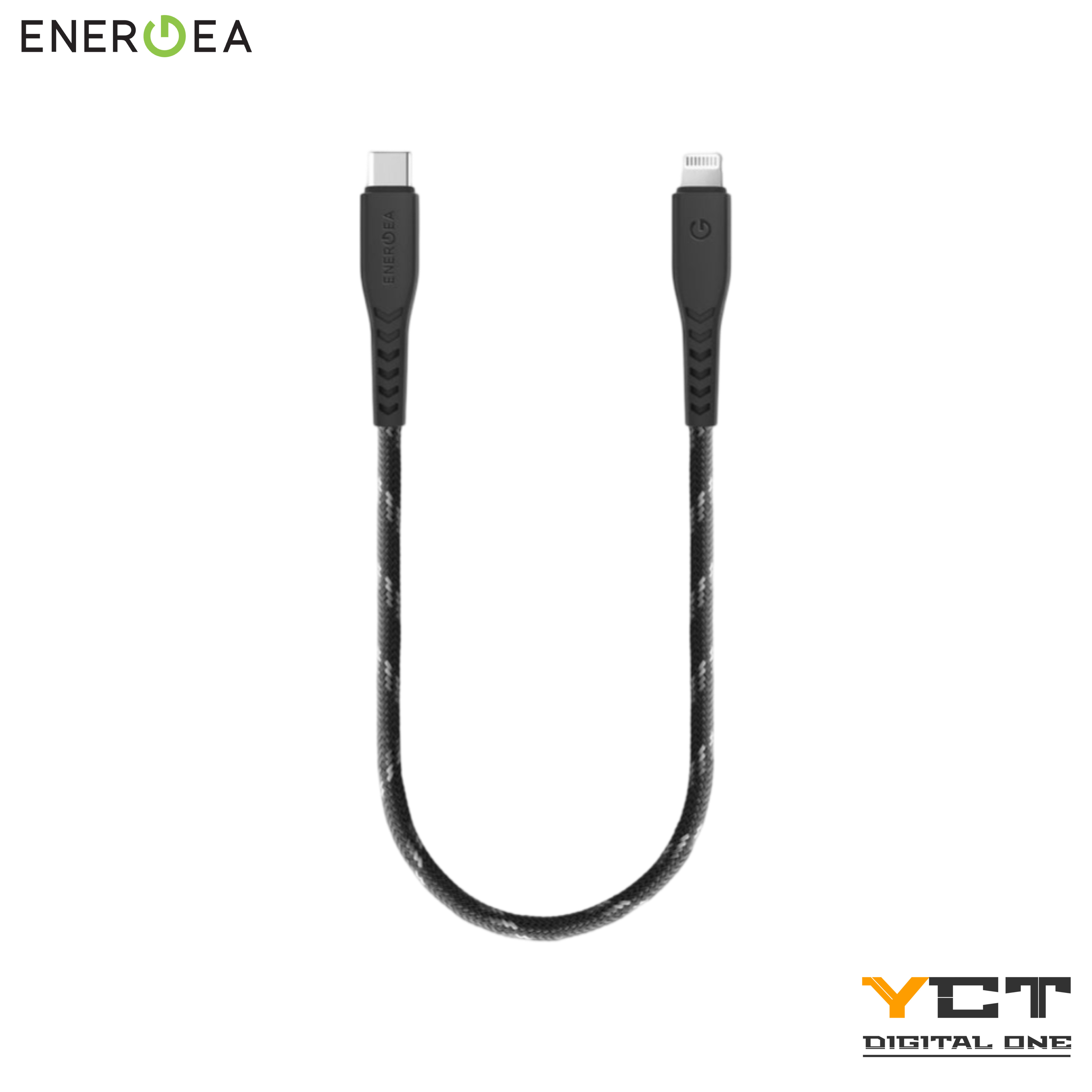 ENERGEA NyloFlex Lightning 轉 USB-C 線 30CM