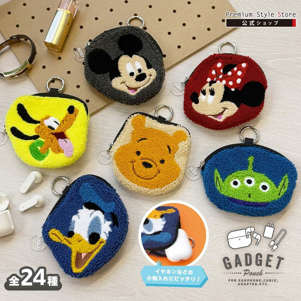 JP Disney 毛巾料刺繡散子包 5574 5604 5550 5598 TK240223