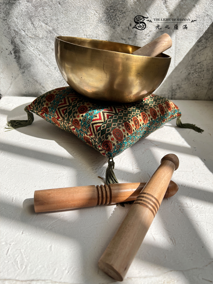 頌缽棒 敲頌缽 聲音效果 音效 音色 音樂 共鳴 敲擊 頌缽- 光之薩滿