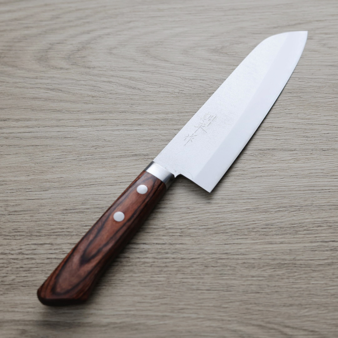 增谷訓生 三德刀 165mm VG1鋼 梨地