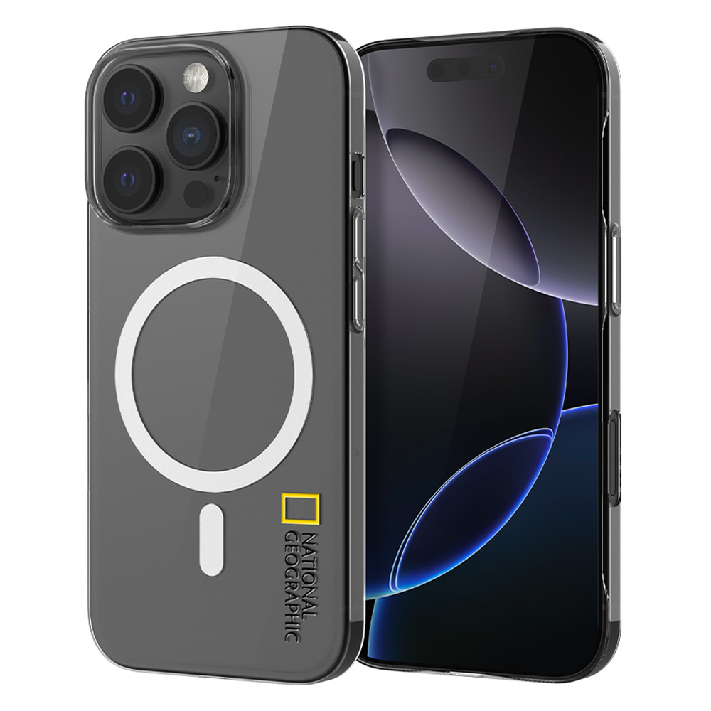 National Geographic - Magsafe Crystal Slim Fit - iPhone 16 Case 國家地理貼身透明手機硬殼