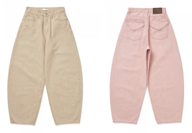 春季預訂｜HEART POCKET 寬牛仔褲