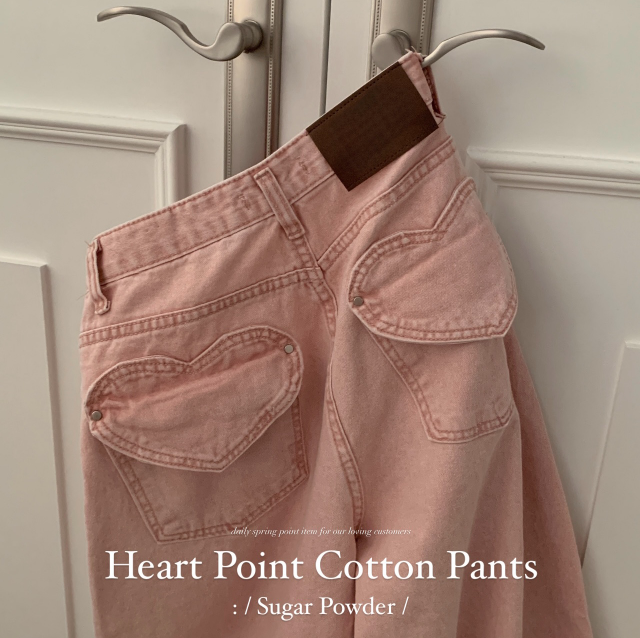 春季預訂｜HEART POCKET 寬牛仔褲