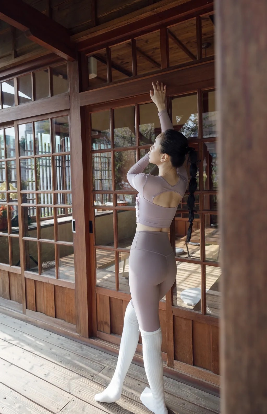〈快速出貨〉PopoButt.YC 裸感高腰無尷尬線leggings 瑜珈褲