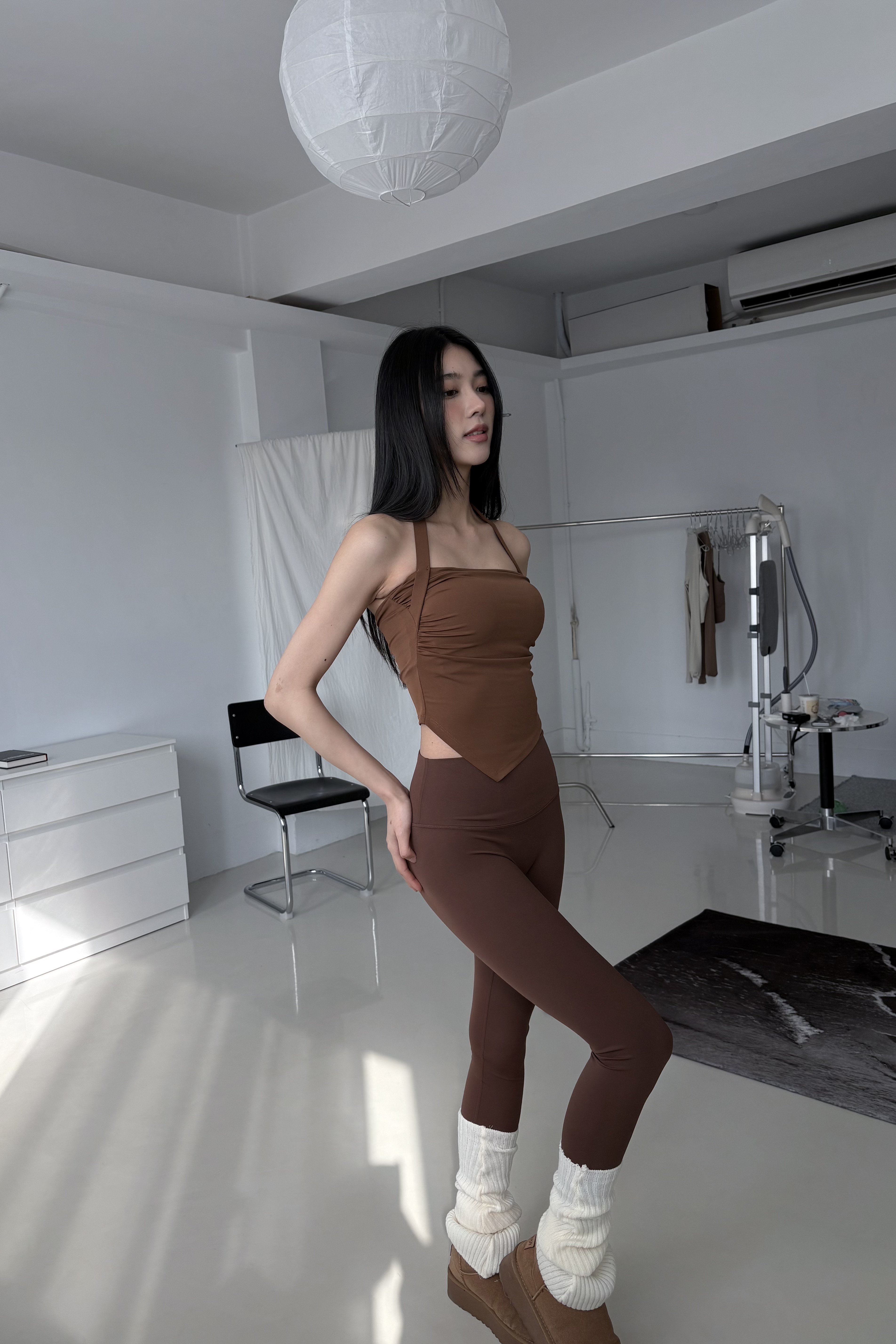 〈快速出貨〉PopoButt.YC 裸感高腰無尷尬線leggings 瑜珈褲