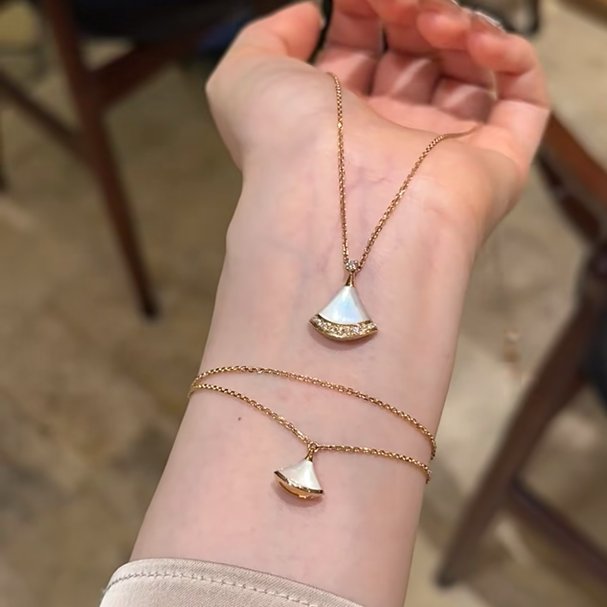 18k Divas’Dream母貝/瑪瑙小裙子高奢定製手鍊