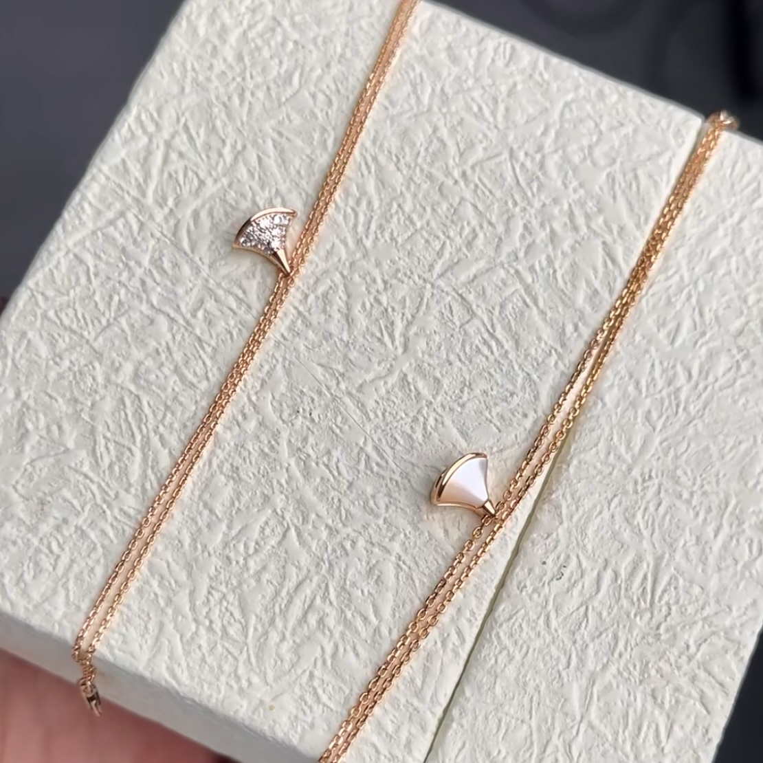 18k Divas’Dream母貝/瑪瑙小裙子高奢定製手鍊