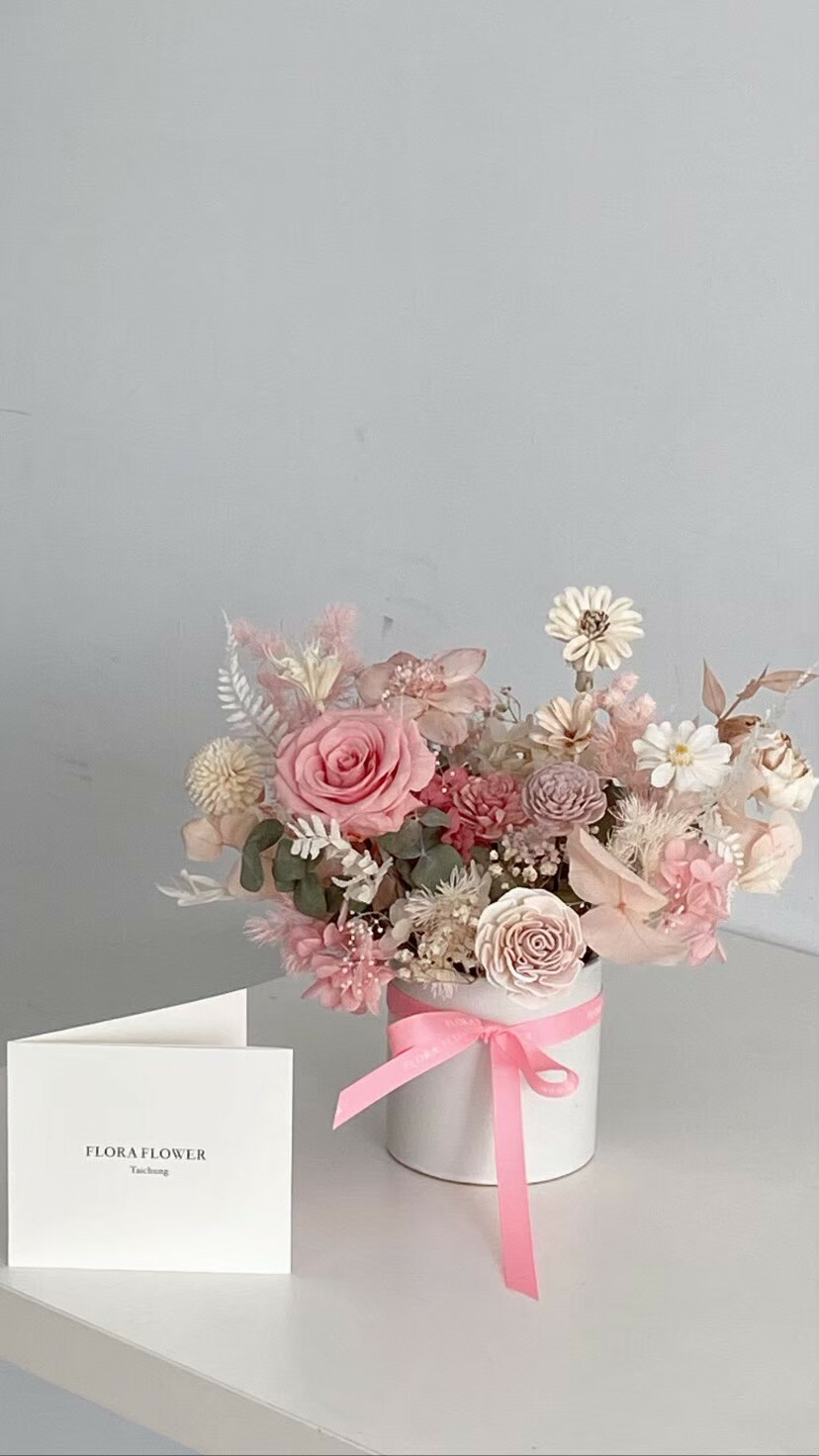 開幕永生盆花-櫻粉