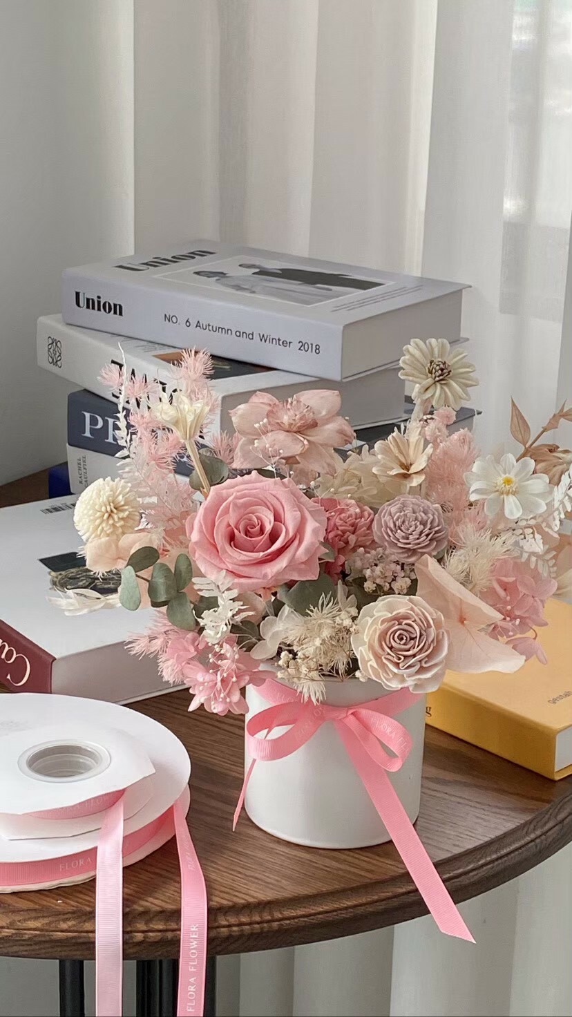 開幕永生盆花-櫻粉