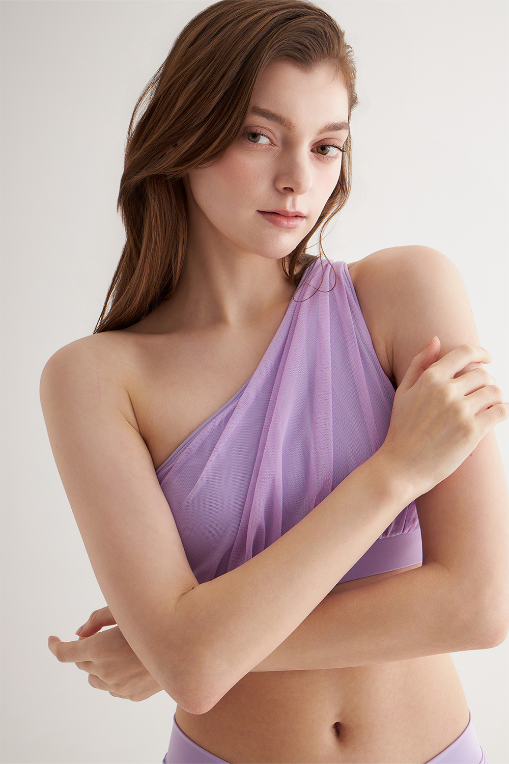 Venus One Shoulder Top - Lavender