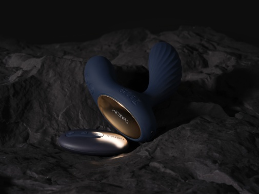 SVAKOM - Vick Neo 2 Interactive Heating Prostate Vibrator - Navy Blue