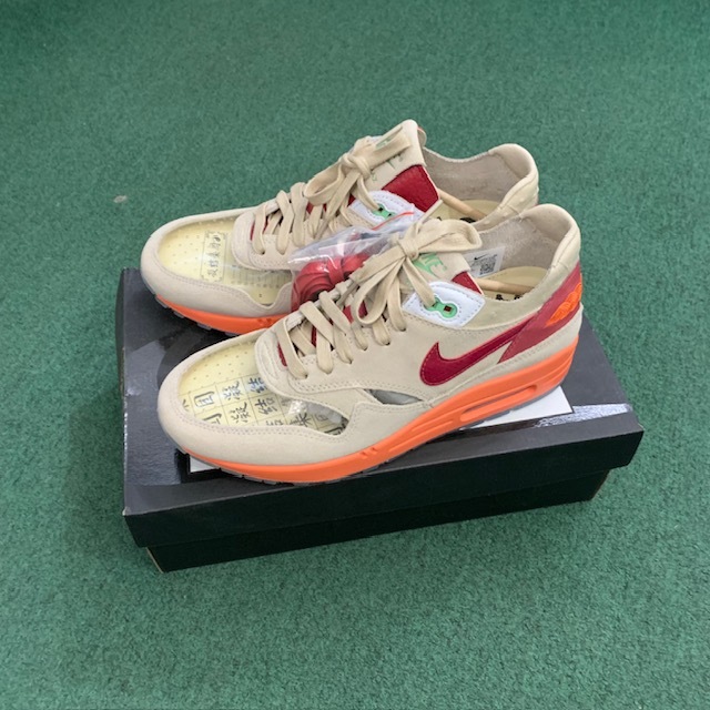 CLOT x NIKE AIR MAX-1 SNEAKER - SIZE US 8 IN STOCK NOW (現貨發售中)