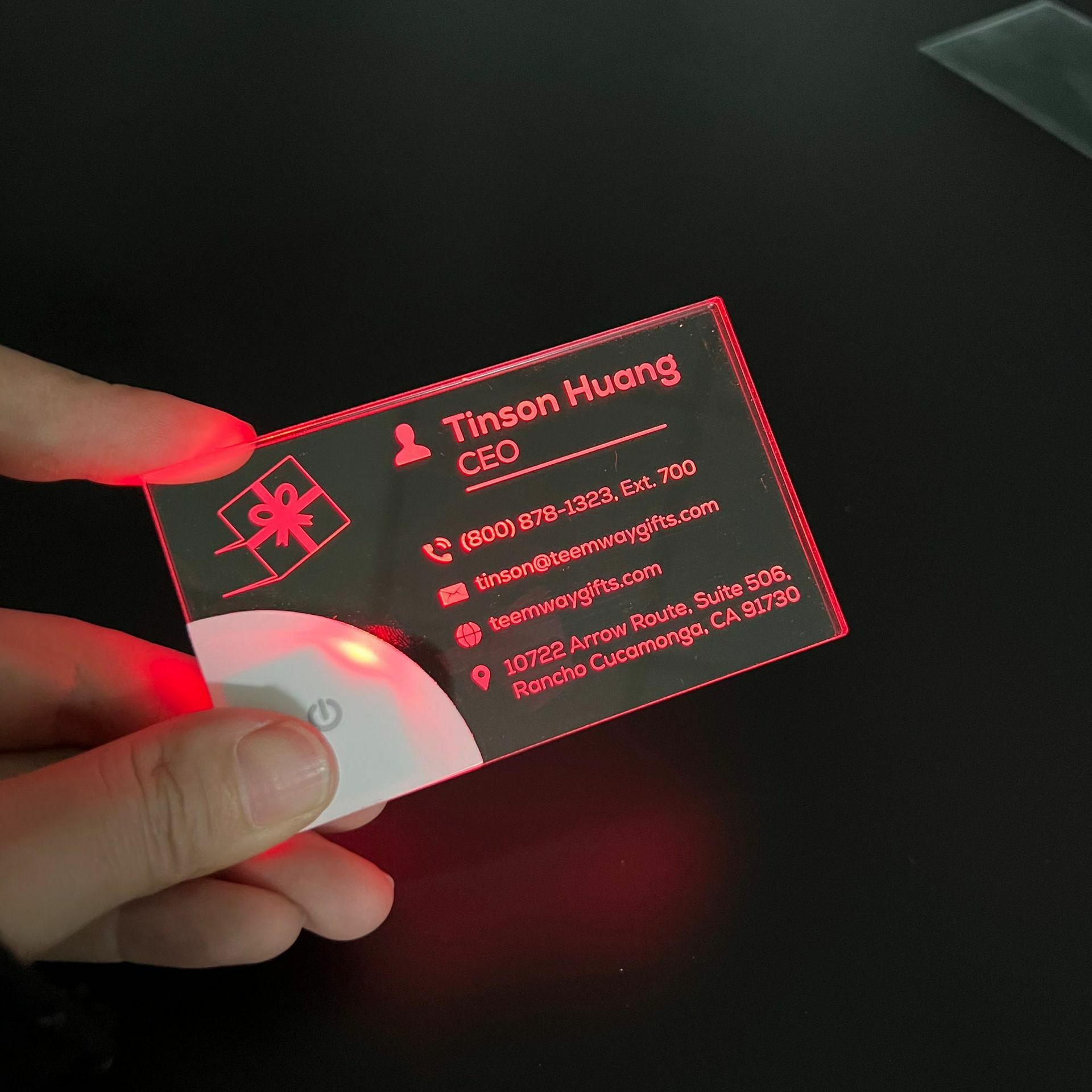 【客製】LED發光名片