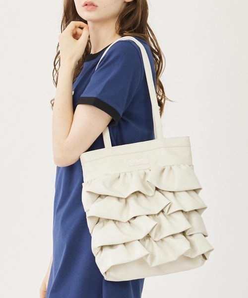 MILKFED. / TIERED RUFFLE TOTE