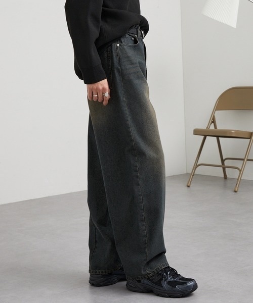 MONO-MART / Vintage-like denim pants