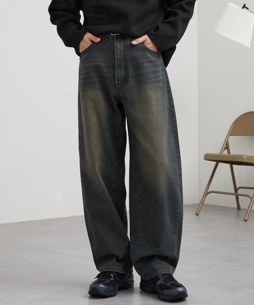 MONO-MART / Vintage-like denim pants