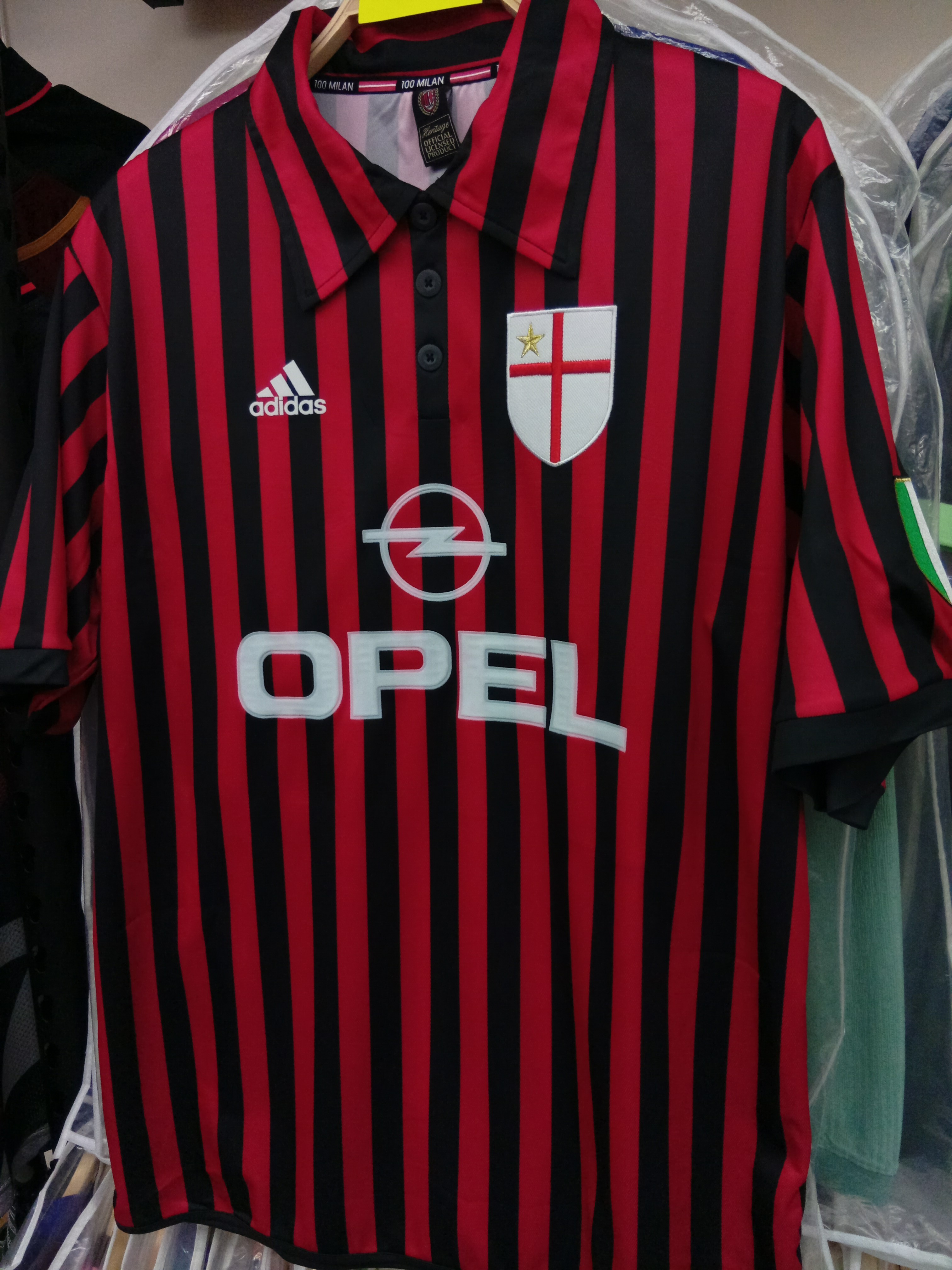 99-00 AC米蘭100周年主場復刻球衣