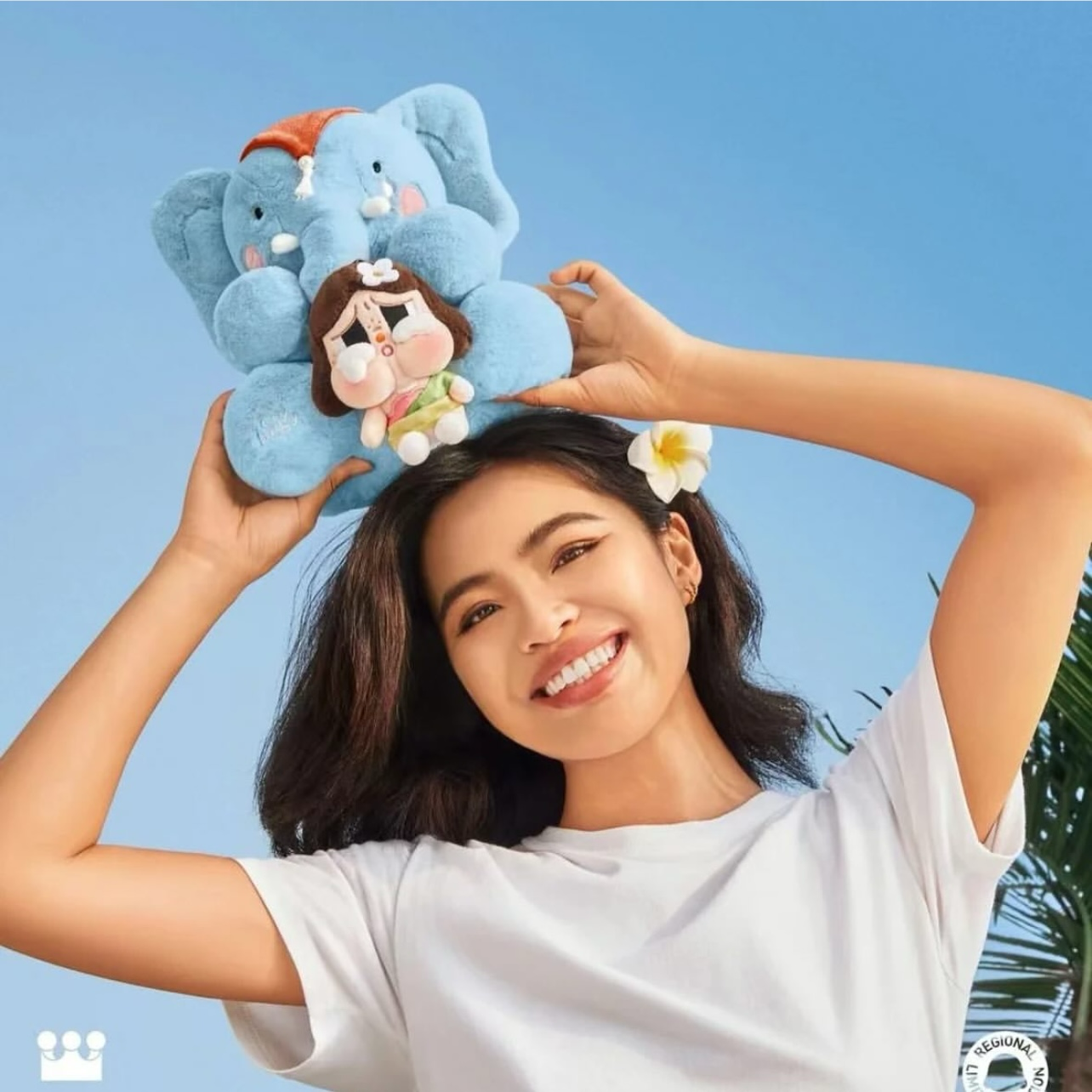 泰國限定 POP MART 泡泡瑪特 POPMART CRYBABY 泰國大象哭娃 毛絨公仔 娃娃 tote bag 托特包