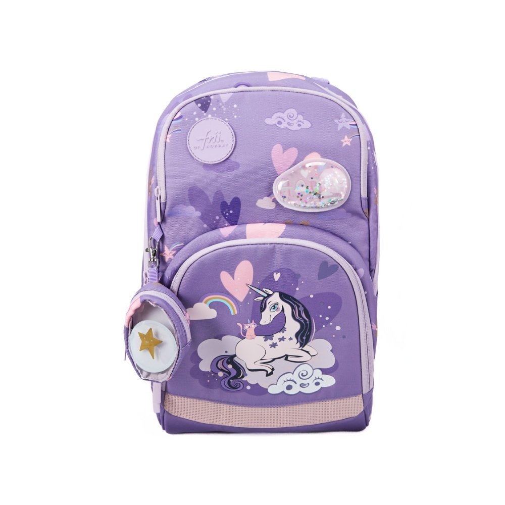 挪威Frii Easy 22L輕量護脊書包-獨角亮紫