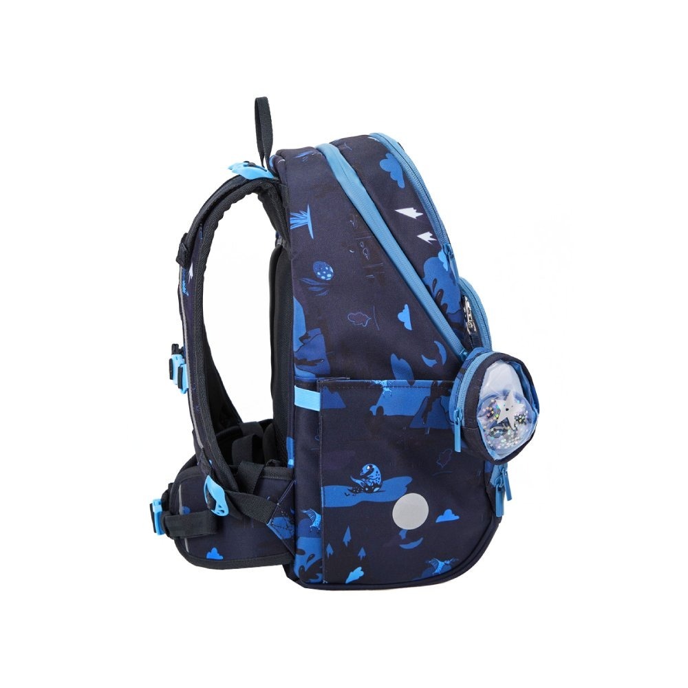 挪威Frii Easy 22L輕量護脊書包-恐龍深藍