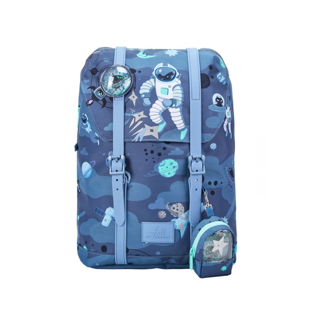 挪威Frii Retro 22L輕量護脊書包-太空英雄