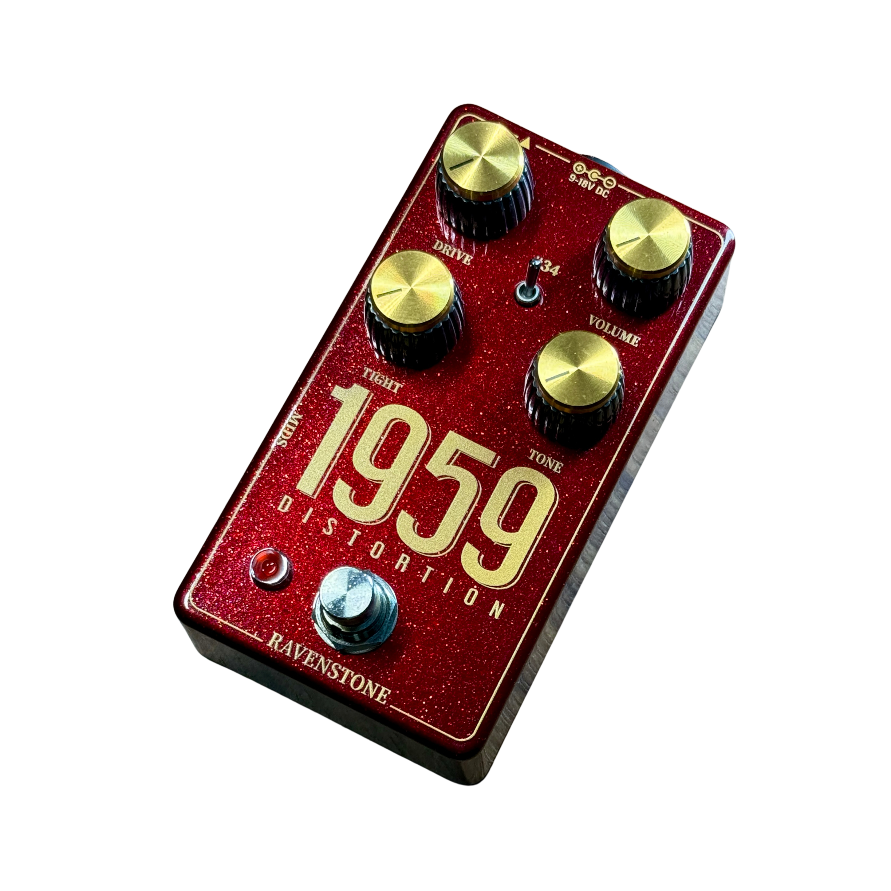 Ravenstone Ravenstone 1959 Distortion 破音效果器 紅色限量版 — 三峽吉他 / Bass