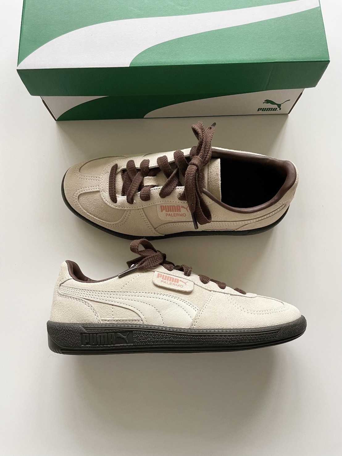 <快速出貨>PUMA Palermo 燕麥米棕