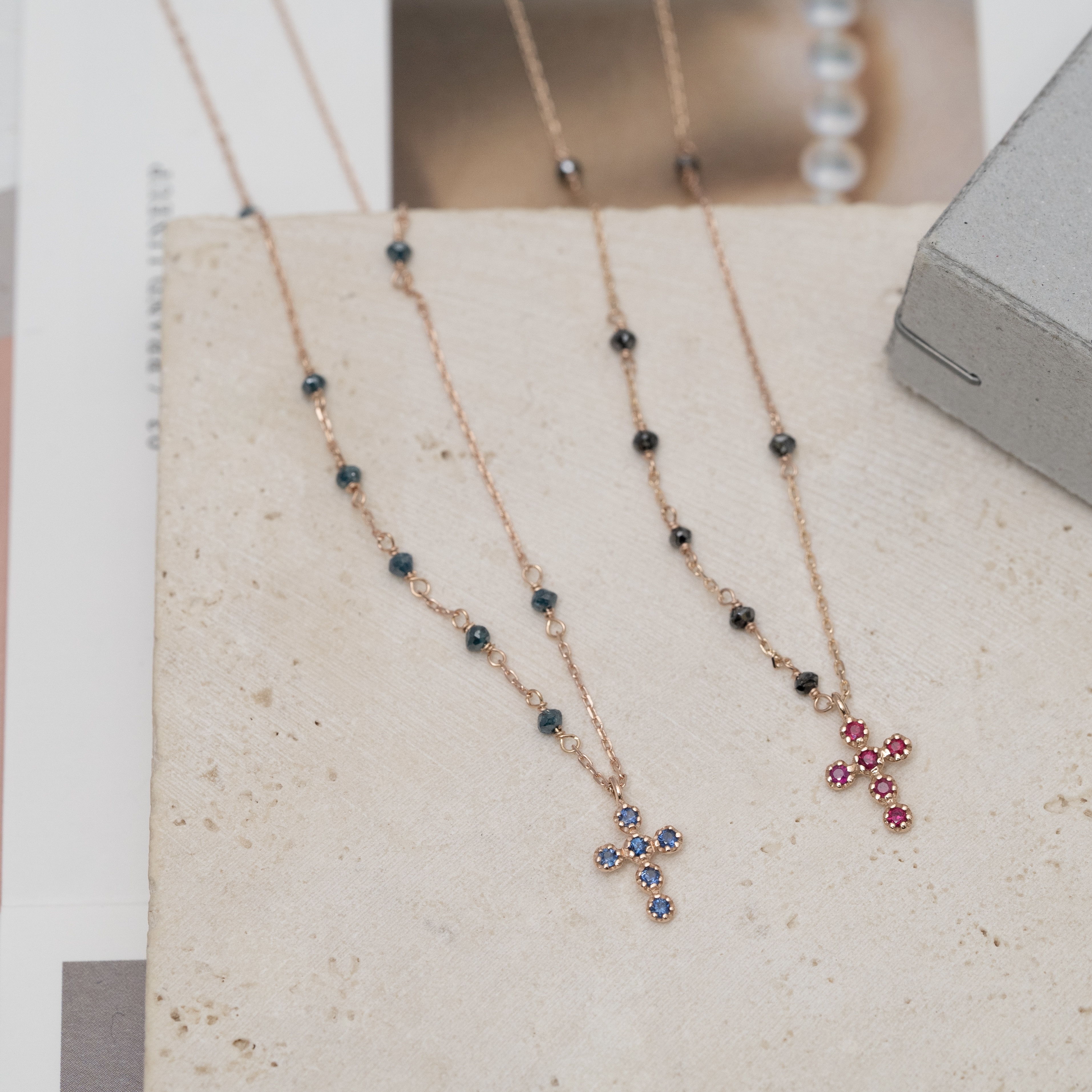 14kg270 (藍寶石&鑽石，紅寶石&鑽石）自家款式