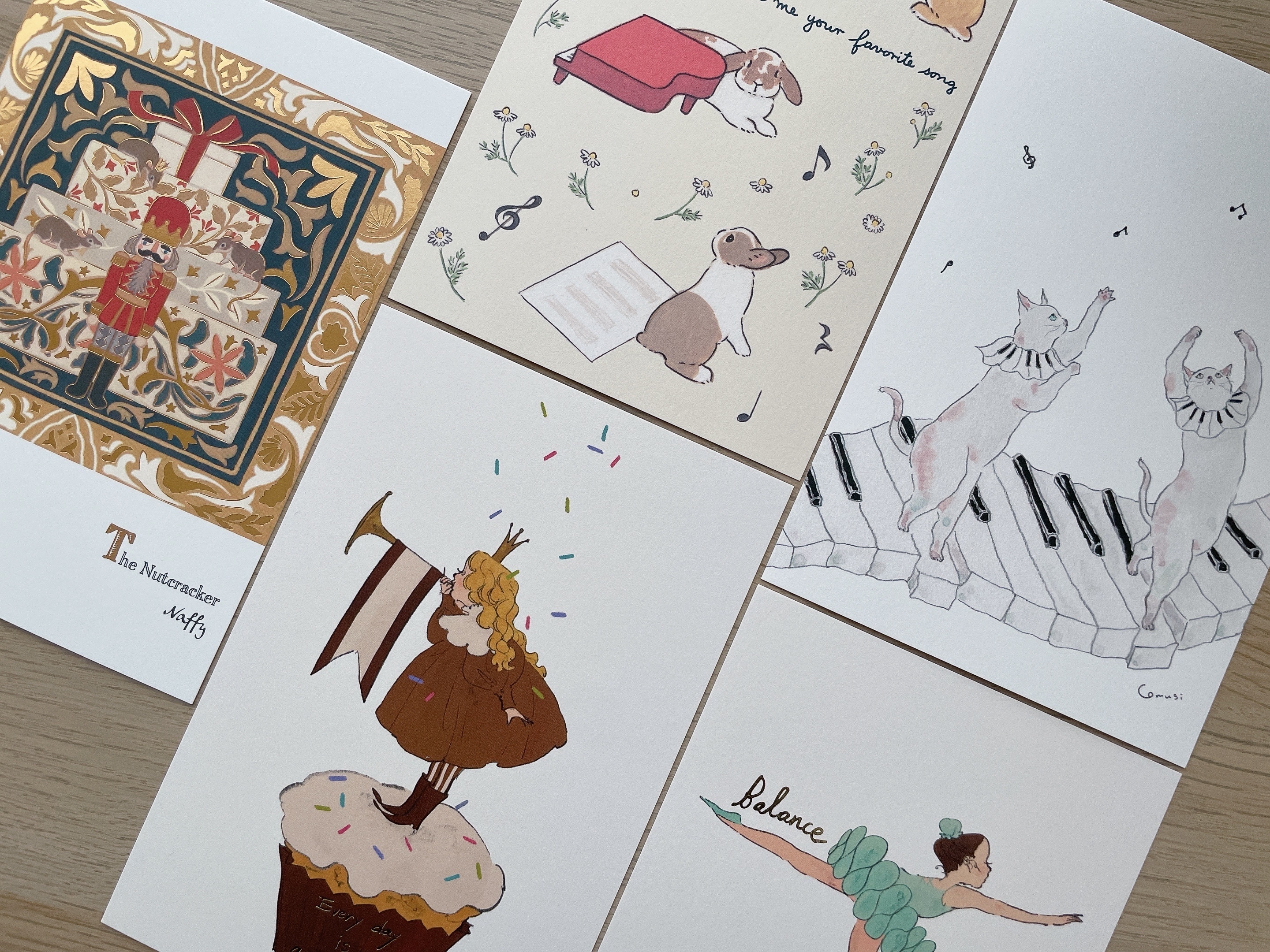 倉橋玲 明信片 - 馬芬