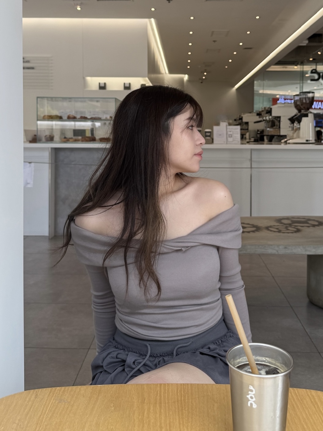 勁親膚～扭結一字膊Top  // 三色入